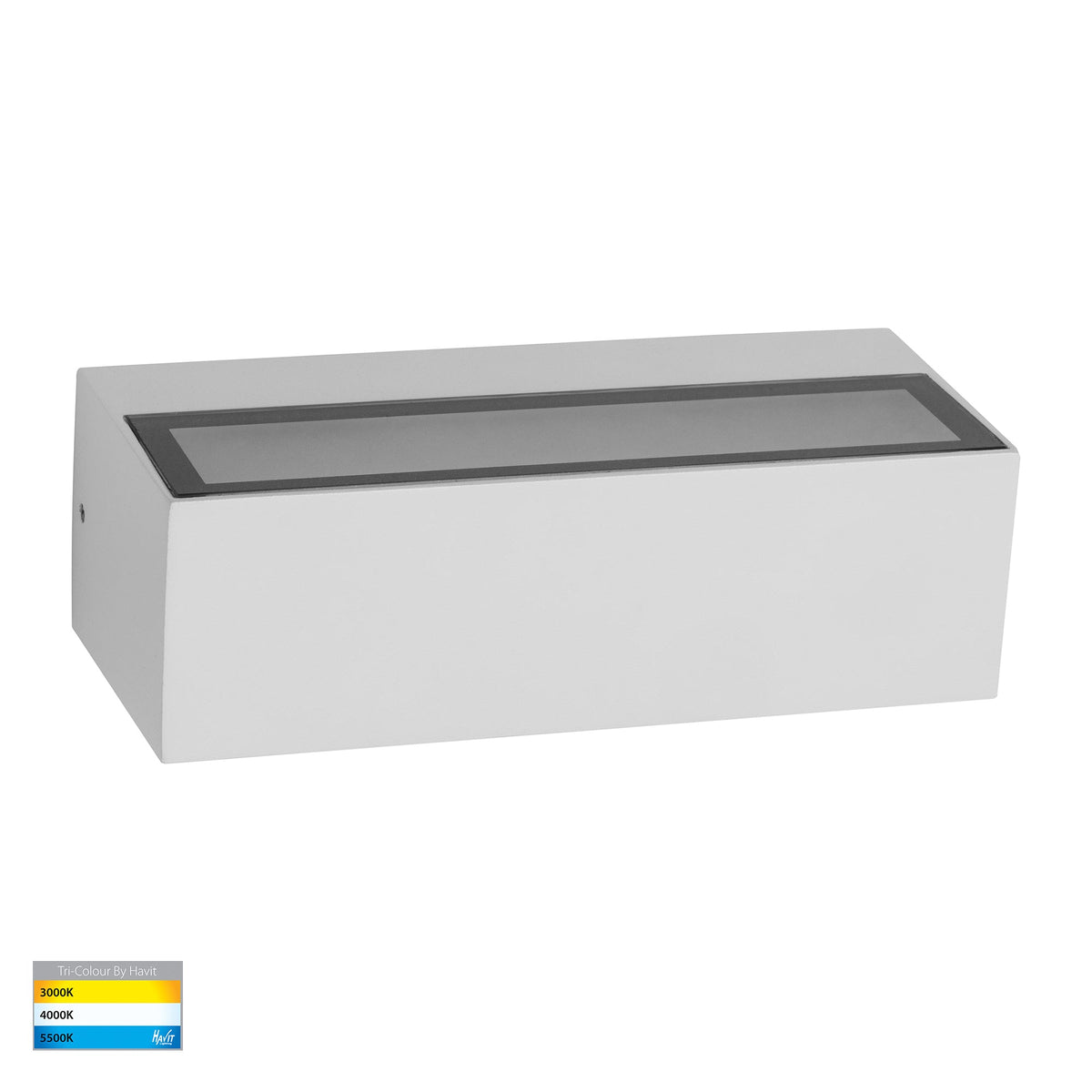 Siena White LED Up & Down Wall Light - HV3655T-WHT
