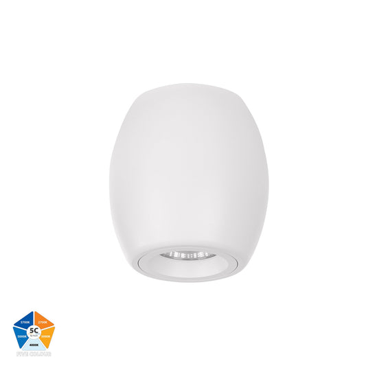 Nella White 7w Surface Mounted LED Downlight - HV5848S-WHT