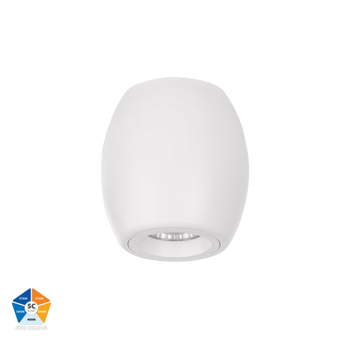 Nella White 7w Surface Mounted LED Downlight - HV5848S-WHT