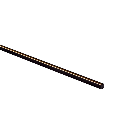 Shallow Square Aluminium Profile - HV9693-1615-BLK- EC