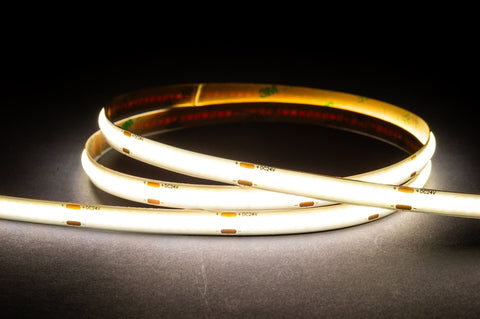 4.8w IP20 24v DC 5500K COB Dotless LED Strip - HV9760-IP20-320-5K