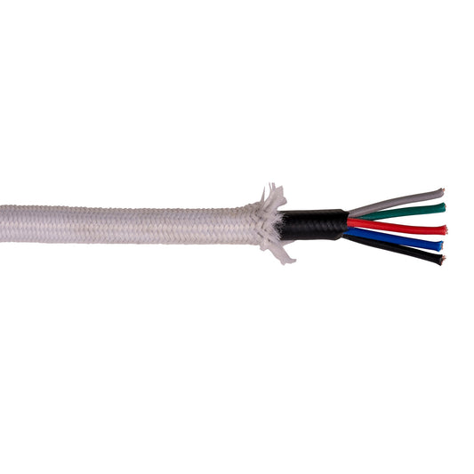 5 Core White Cable - HV9988-WHT
