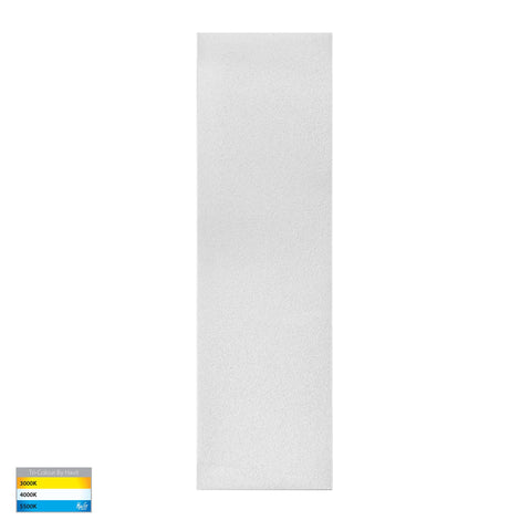Barline Shadow Aluminium White 300mm Wall Light - HV3571T-WHT