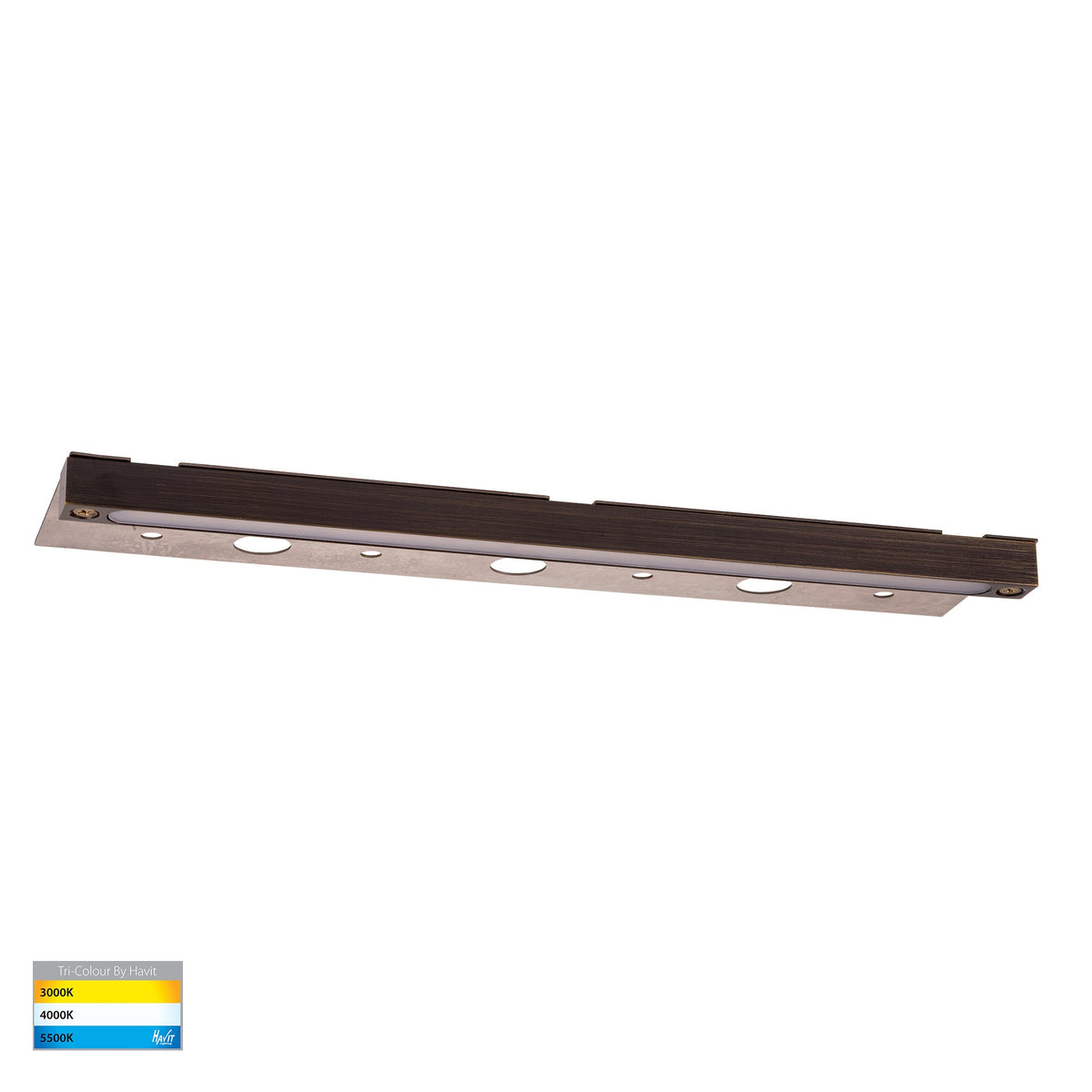 Preston Antique Brass LED Coping Light - HV3299T-AB-12V