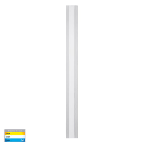 Barline Aluminium White 1000mm Wall Light - HV3584T-WHT