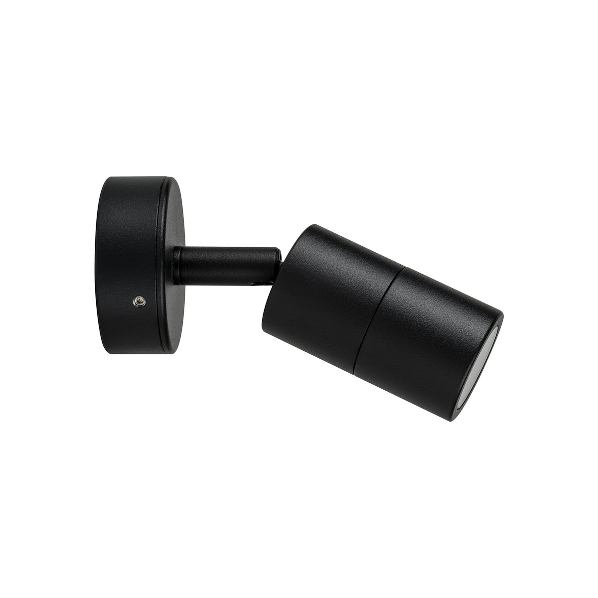Mini Tivah Aluminium Black Single Adjustable Wall Pillar Lights - HV1227MR11NW