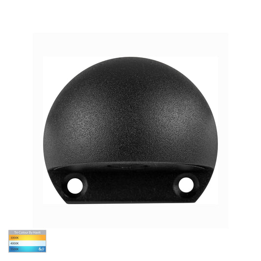 Occhio Black LED Eyelid Step Light - HV3281T-BLK-12V