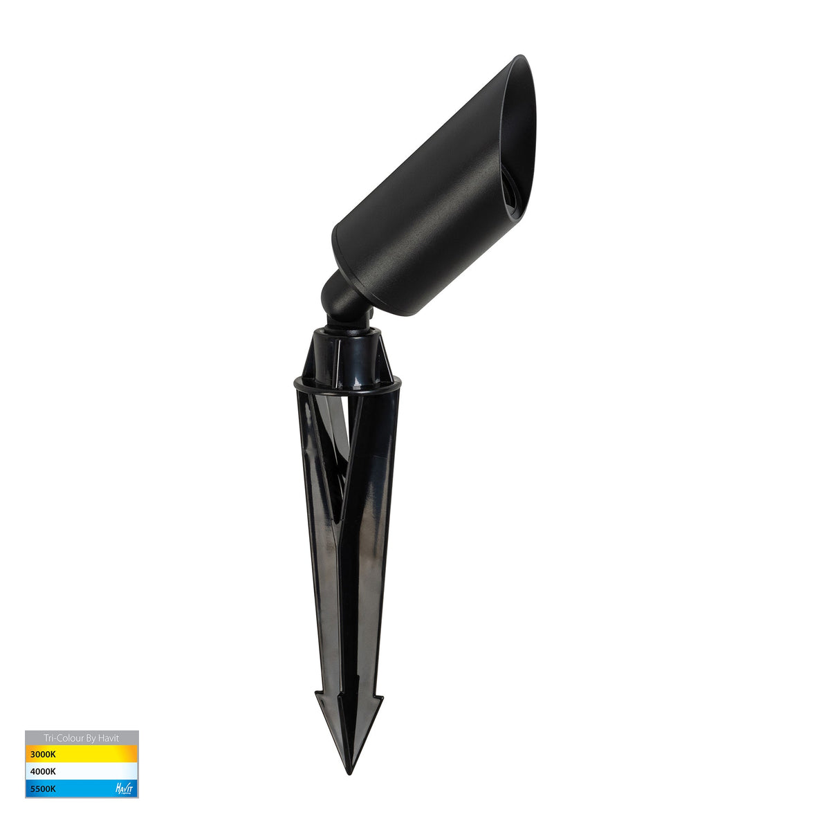 Shawl Black 5w LED Garden Spike Light - HV1458T-BLK