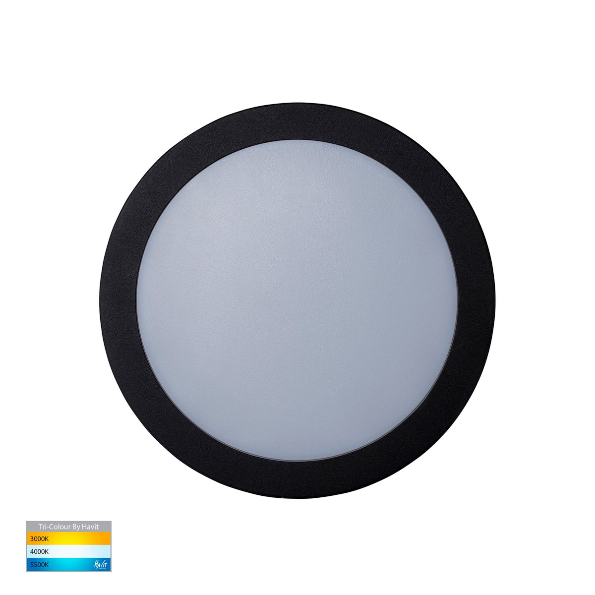 Roto Black LED Bunker Light - HV36003T-BLK