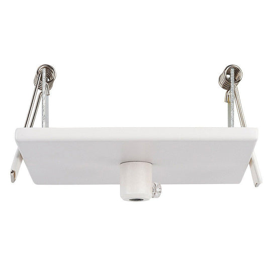 100mm Square Recessed Canopy White - HV9705-9005-WHT-SQ