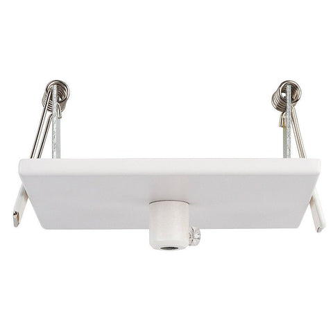 100mm Square Recessed Canopy White - HV9705-9005-WHT-SQ