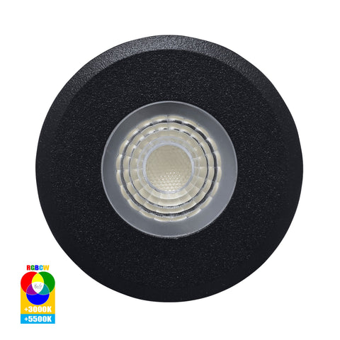 Elite RGBCW Black Aluminium LED Deck or Inground Lights - HV2882RGBCW-BLK