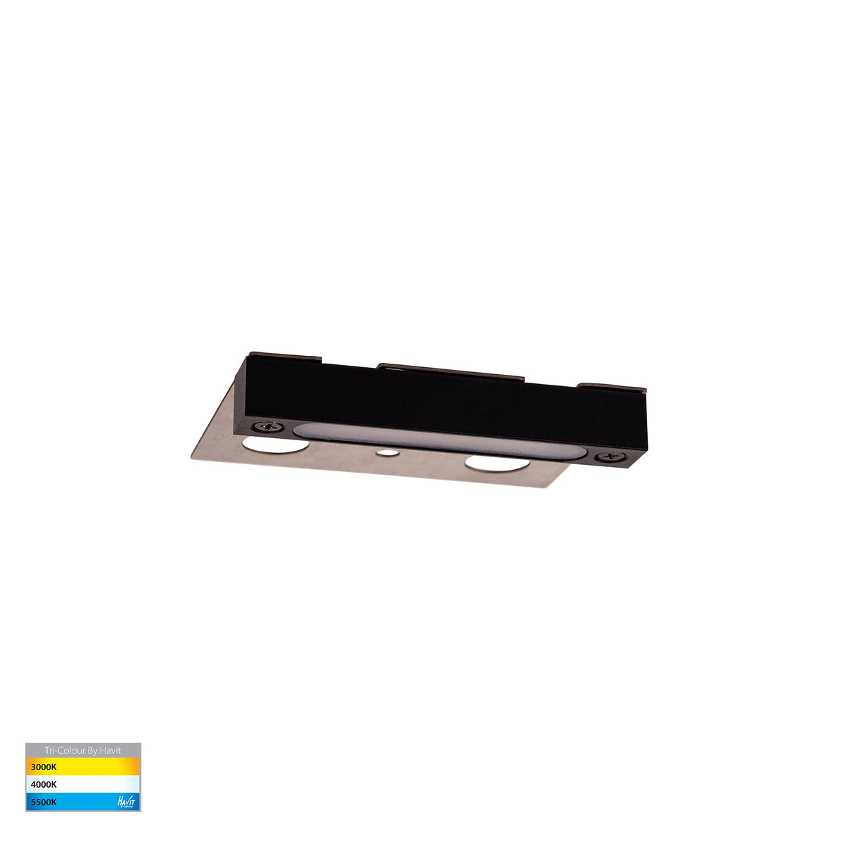 Preston Black LED Coping Light - HV3297T-BLK-12V