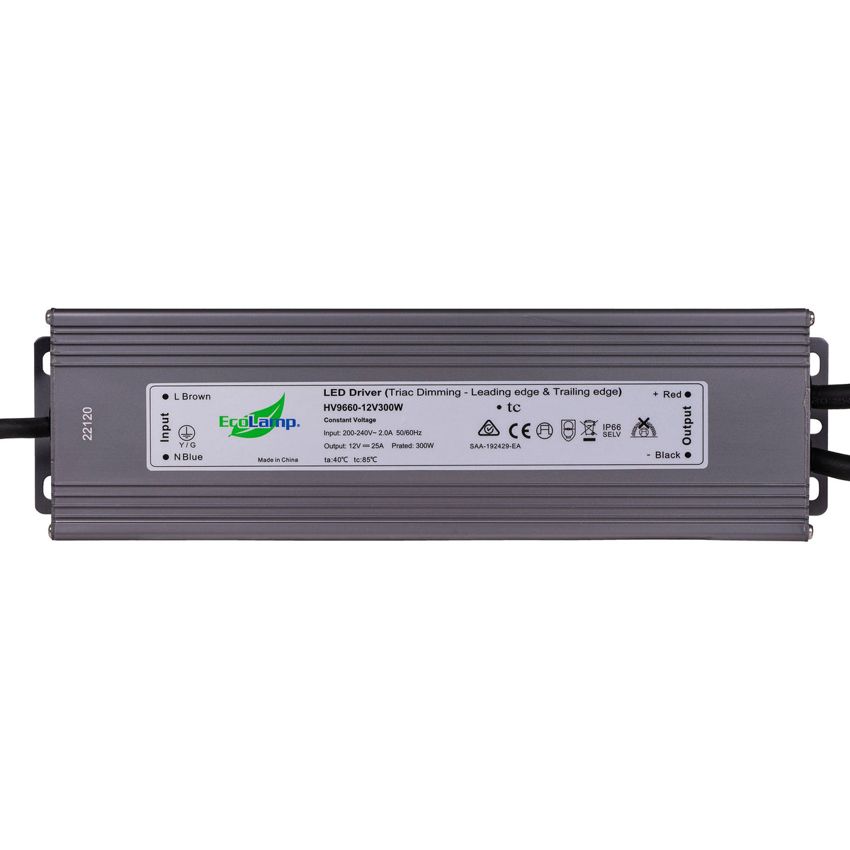 300W Weatherproof Dimmable LED Driver - HV9660-12V300W