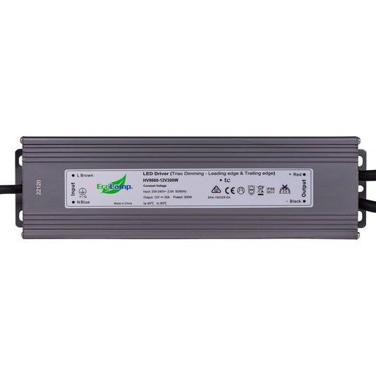 300W Weatherproof Dimmable LED Driver - HV9660-12V300W
