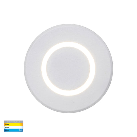 Brillo White Aluminium LED Wall or Inground Light - HV2894T-WHT-12V