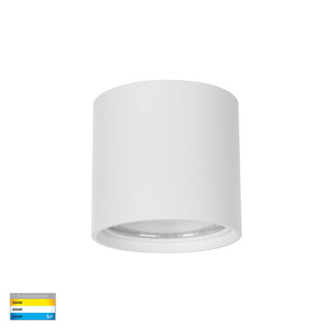 Nella White 7w Surface Mounted LED Downlight - HV5802T-WHT-12V