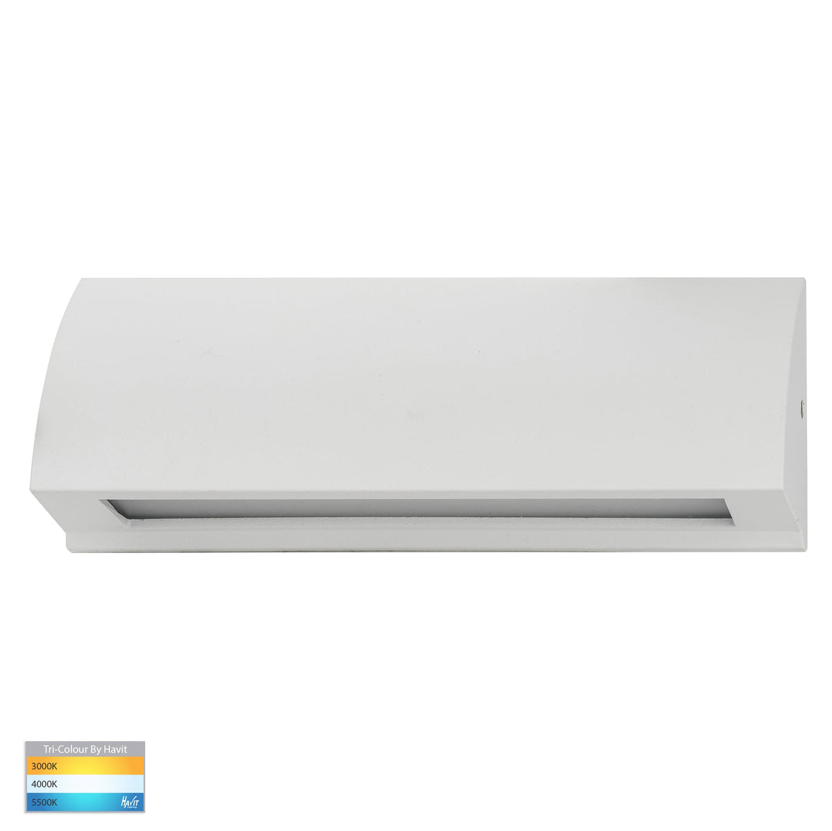 Taso 6w White TRI Colour LED Step Light - HV3271T-WHT-12V