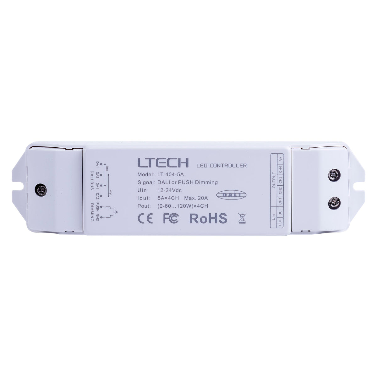 Dali RGBC or RGBW LED Strip Controller - HV9107-LT-404-5A