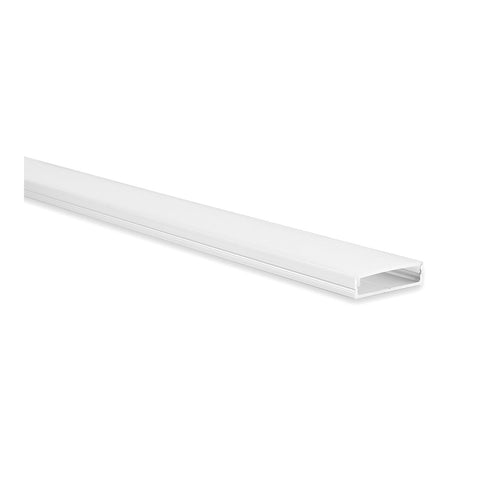 Shallow Square Aluminium Profile 2m Length - HV9699-2707-2M