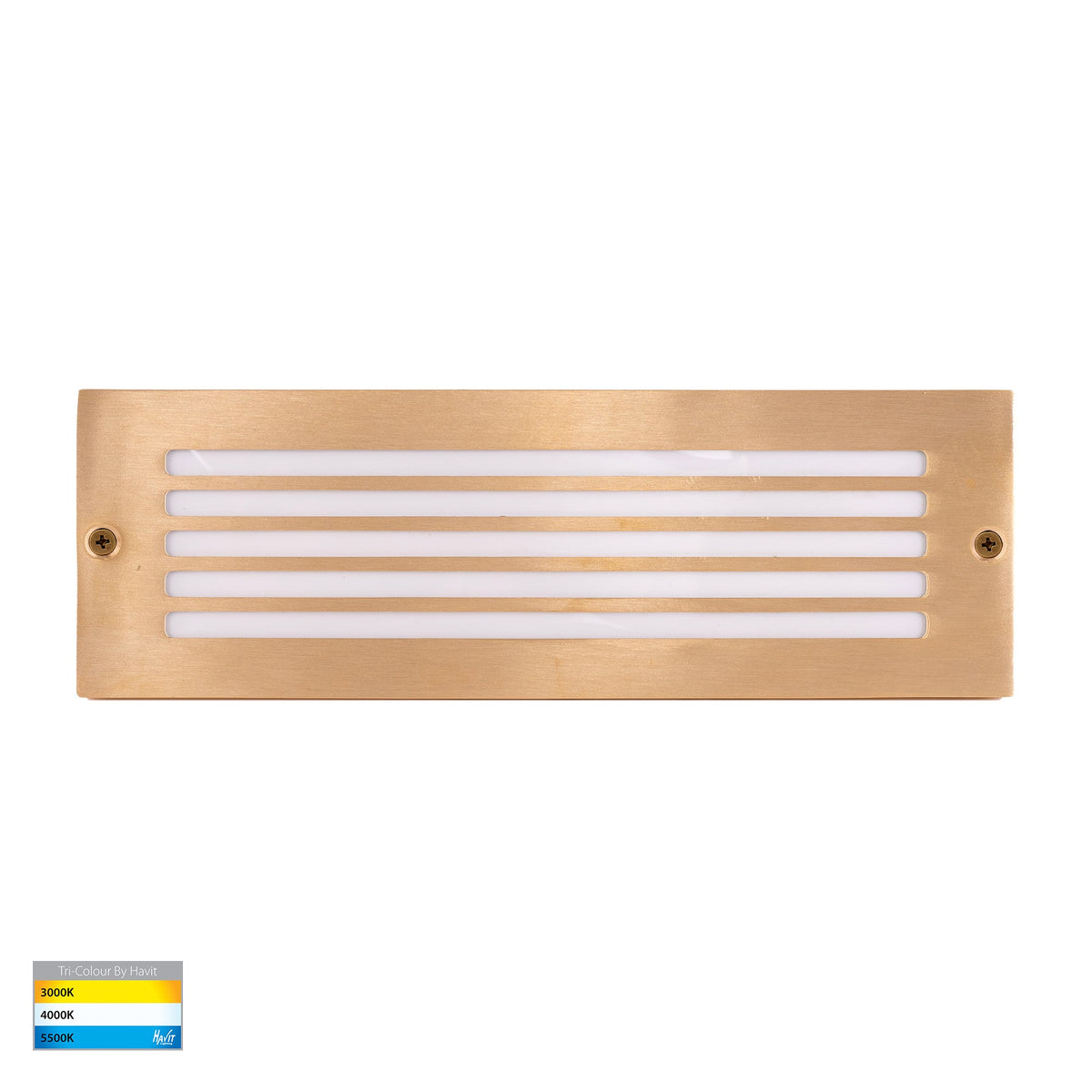 Ardam Solid Brass LED Step Light - HV3296T-BR-12V