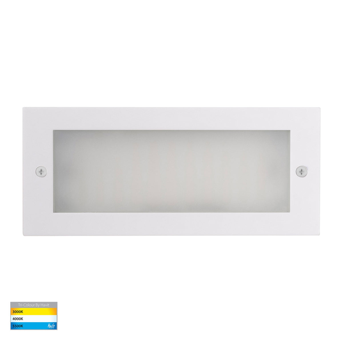 Bata White LED Brick Light - HV3003T-WHT-240V