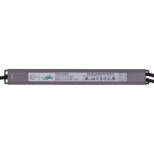 60W Triac + 0-1/10v Dimmable LED Driver - HV9661-12V60W (HV9661-12V60W)