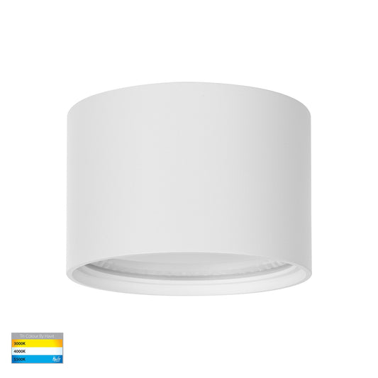 Nella White 12w Surface Mounted LED Downlight - HV5803T-WHT-12V