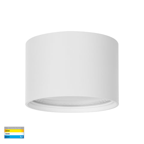 Nella White 12w Surface Mounted LED Downlight - HV5803T-WHT-12V