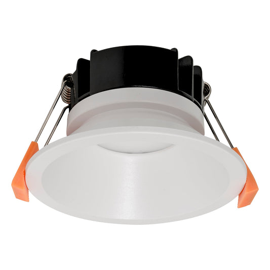 Gleam White Fixed Dim to Warm LED Downlight - HV5528D2W-WHT
