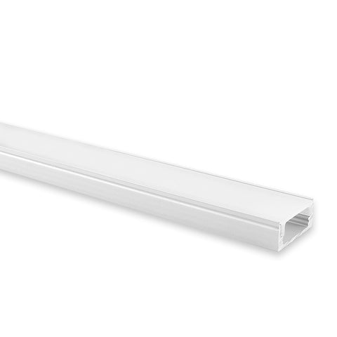 Shallow Square Aluminium Profile 2m Length - HV9699-1708-2M