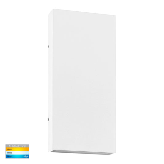 Essil White Up & Down LED Wall Light - HV3649T-WHT-12V