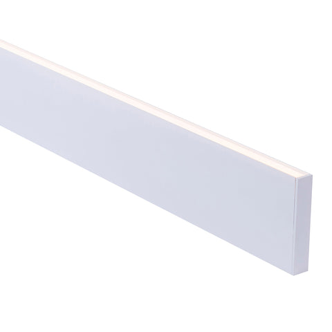 Suspended White Aluminium Profile - HV9693-1896-WHT-3M