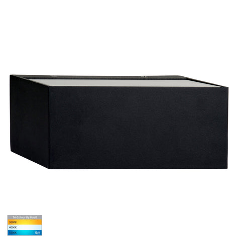 Nikki Black Up & Down LED Wall Light - HV3637T-BLK