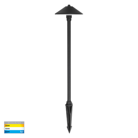 Bitta 316 Stainless Steel Black 3w LED Garden Spike Light - HV1453T-BLK