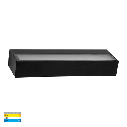 Siena Black LED Uplighter Wall Light - HV3656T-BLK