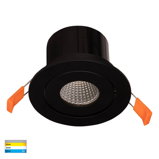 Prime Black Tilt LED Downlight - HV5512T-BLK