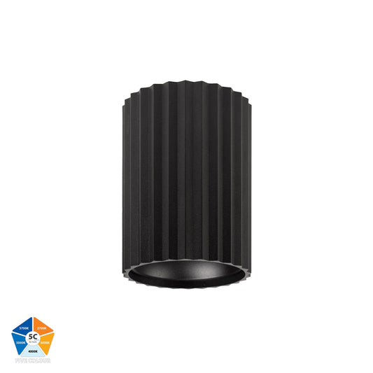 Nella White 7w Surface Mounted LED Downlight - HV5851S-BLK