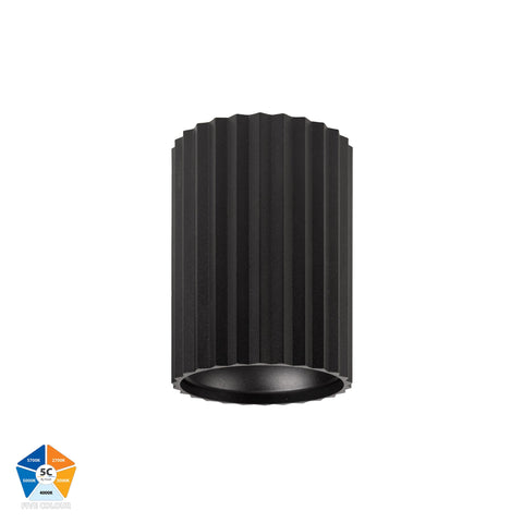 Nella White 7w Surface Mounted LED Downlight - HV5851S-BLK