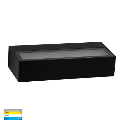Siena Black LED Uplighter Wall Light - HV3654T-BLK