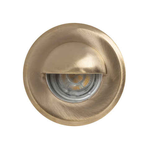 Lokk Brass LED Wall Light with Eyelid - HV2899NW-BR