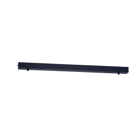 800mm Rectangle Surface Mounted Black Pendant Canopy - HV9705-5080-BLK