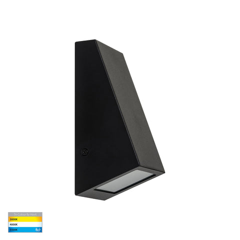 HV3605T-BLK -Taper Black TRI Colour LED Wedge Wall Light - HV3602T-BLK