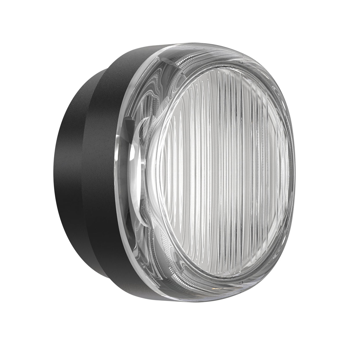 Lasi Aluminium Black Wall Light - HV3619W-BLK