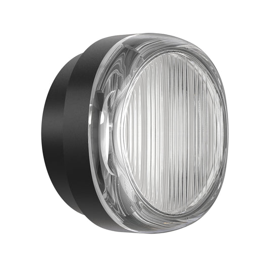 Lasi Aluminium Black Wall Light - HV3619W-BLK