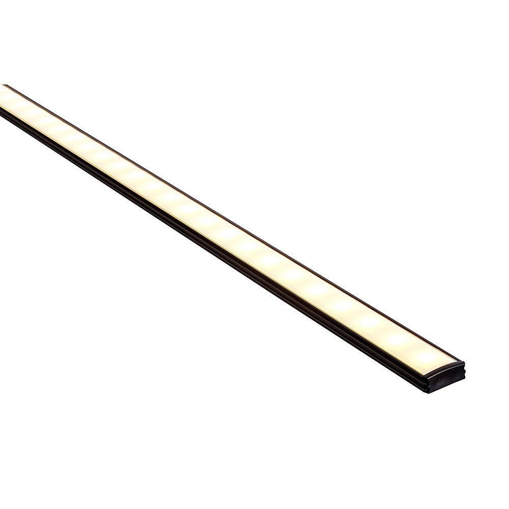 Black Shallow Square Aluminium Profile - HV9693-1707-BLK-EC
