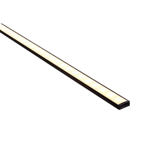 Black Shallow Square Aluminium Profile - HV9693-1707-BLK-EC