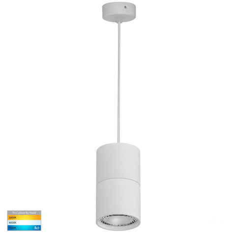 Nella White 7w LED Pendant - HV5802T-WHT-P