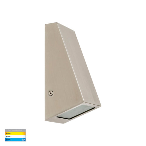 HV3605T-SS316 -Taper 316 Stainless Steel TRI Colour LED Wedge Wall Light - HV3605T-SS316