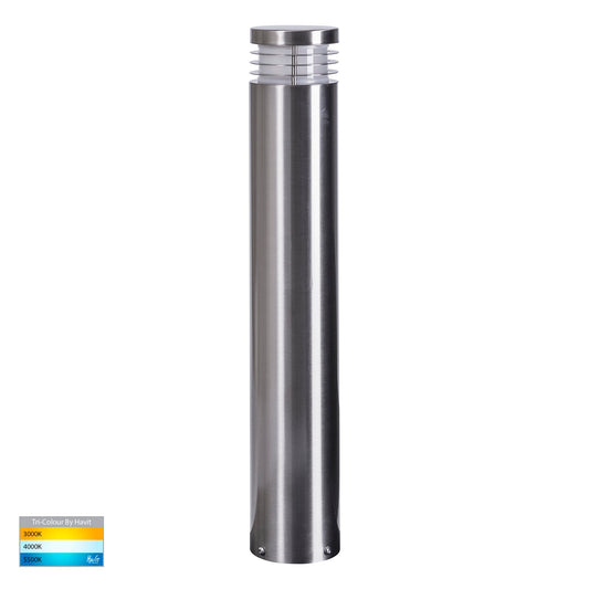 HV1606T-SS316 -Maxi 600 316 Stainless Steel TRI Colour LED Bollard Light - HV1606T-SS316-12V